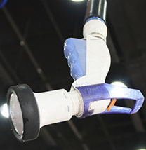 Diagram of water, electricity, and drum connection joints